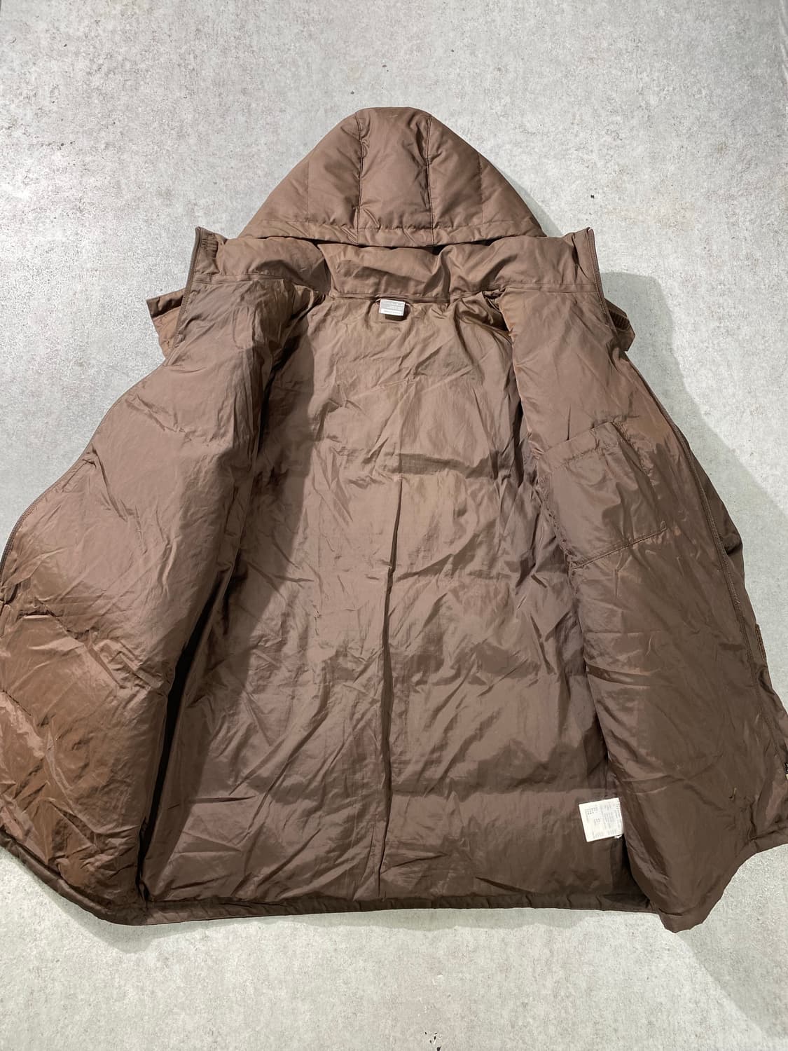 [L] 00s Nike 나이키 바르셀로나 브라운 덕다운 파카 상품이미지5