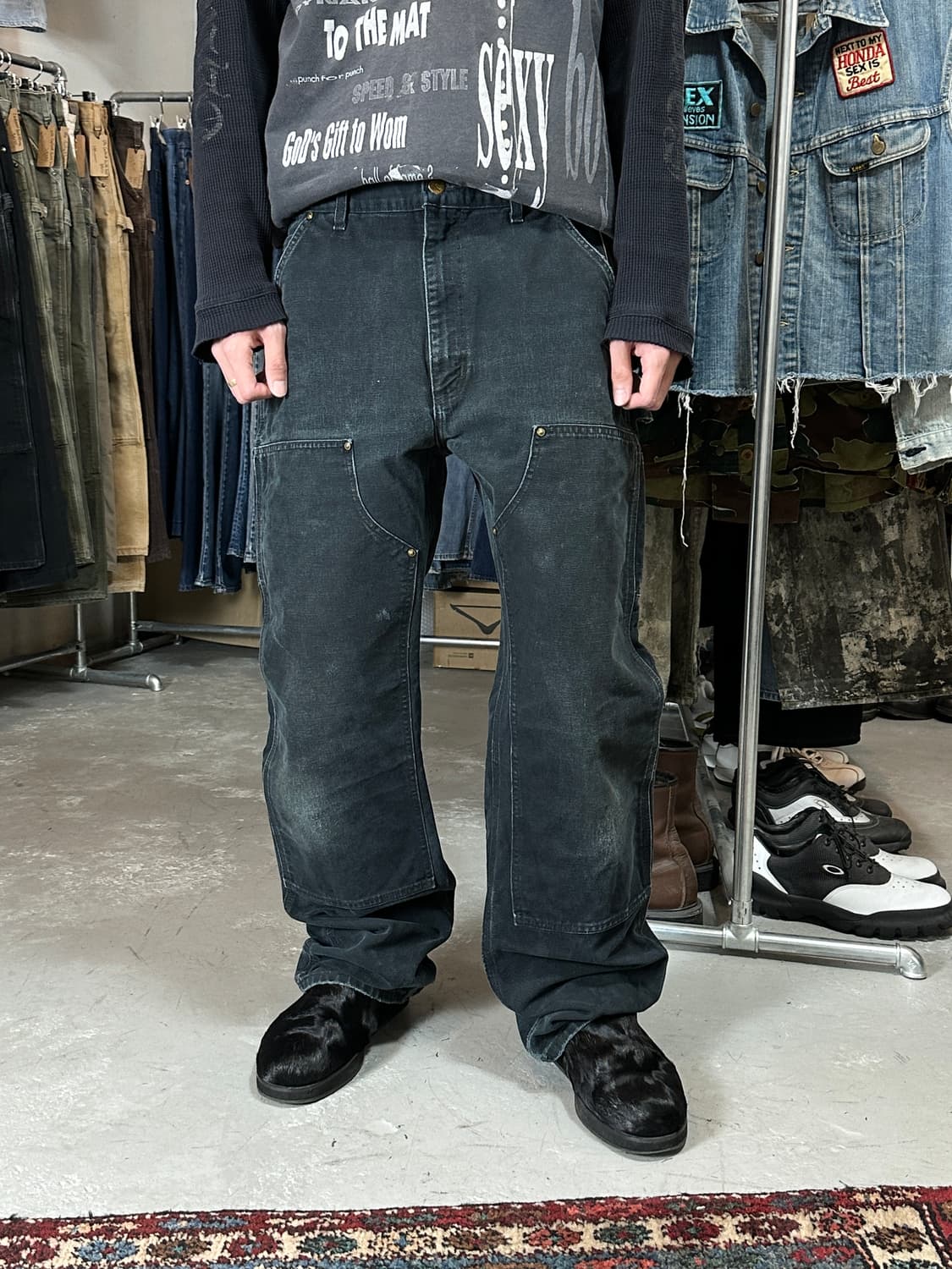 OG USA Made 칼하트 B01 더블니 팬츠 칼하트 썩블니 상품이미지1