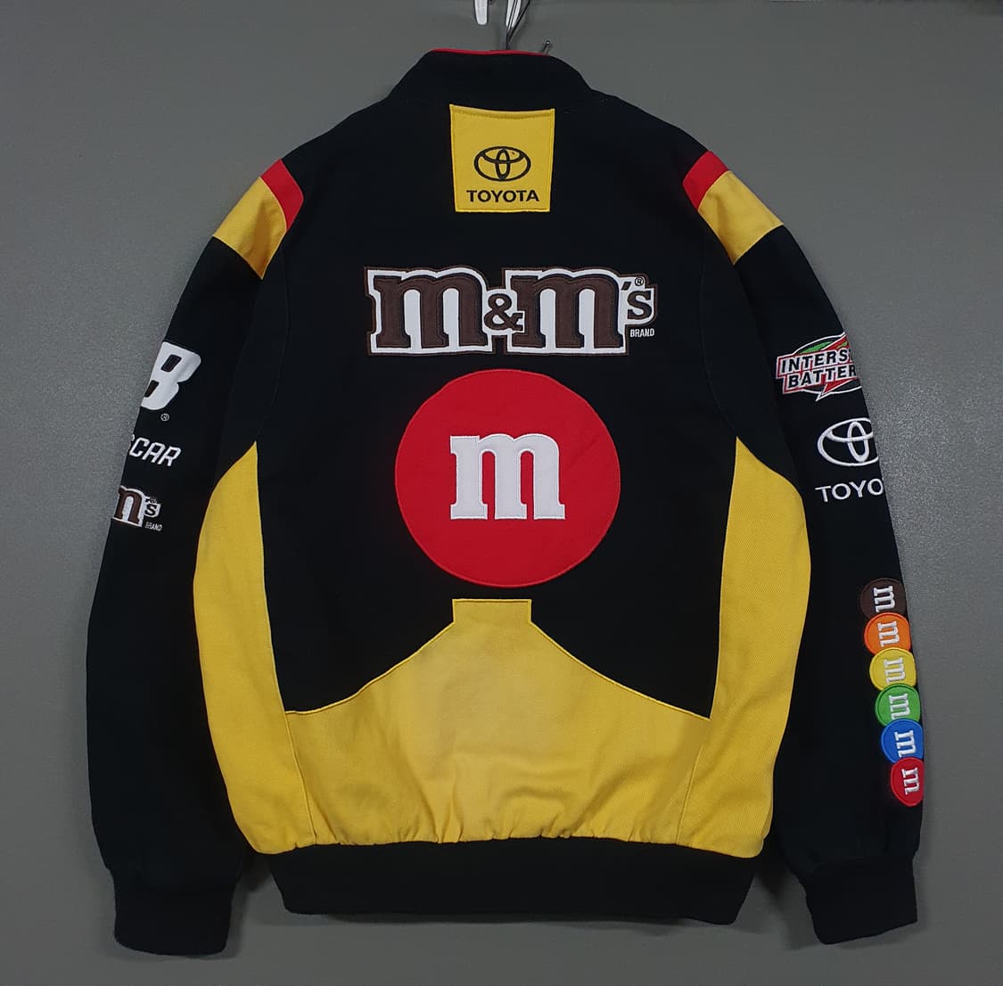 실측 L) 제프헤밀턴 나스카 m&m 도요타 몬스터 패치 코튼 레이싱 자켓 상품이미지9