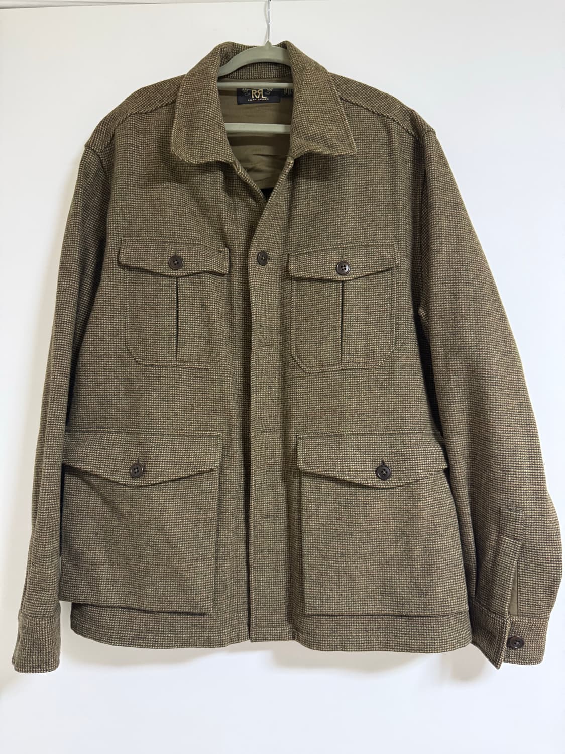 더블알엘 RRL BRANSON TWEED OVERSHIRT(XL) 상품이미지4