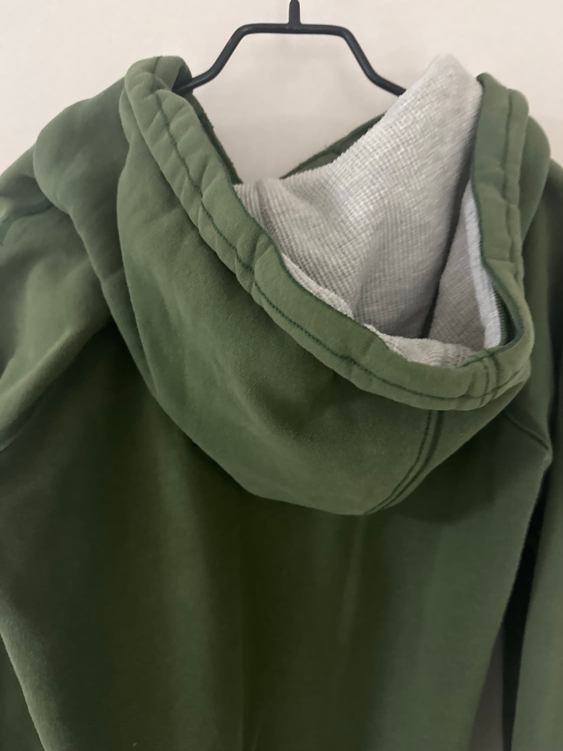 아베크롬비 카키 기모 후드티 브이넥 홀리스터 상품이미지4