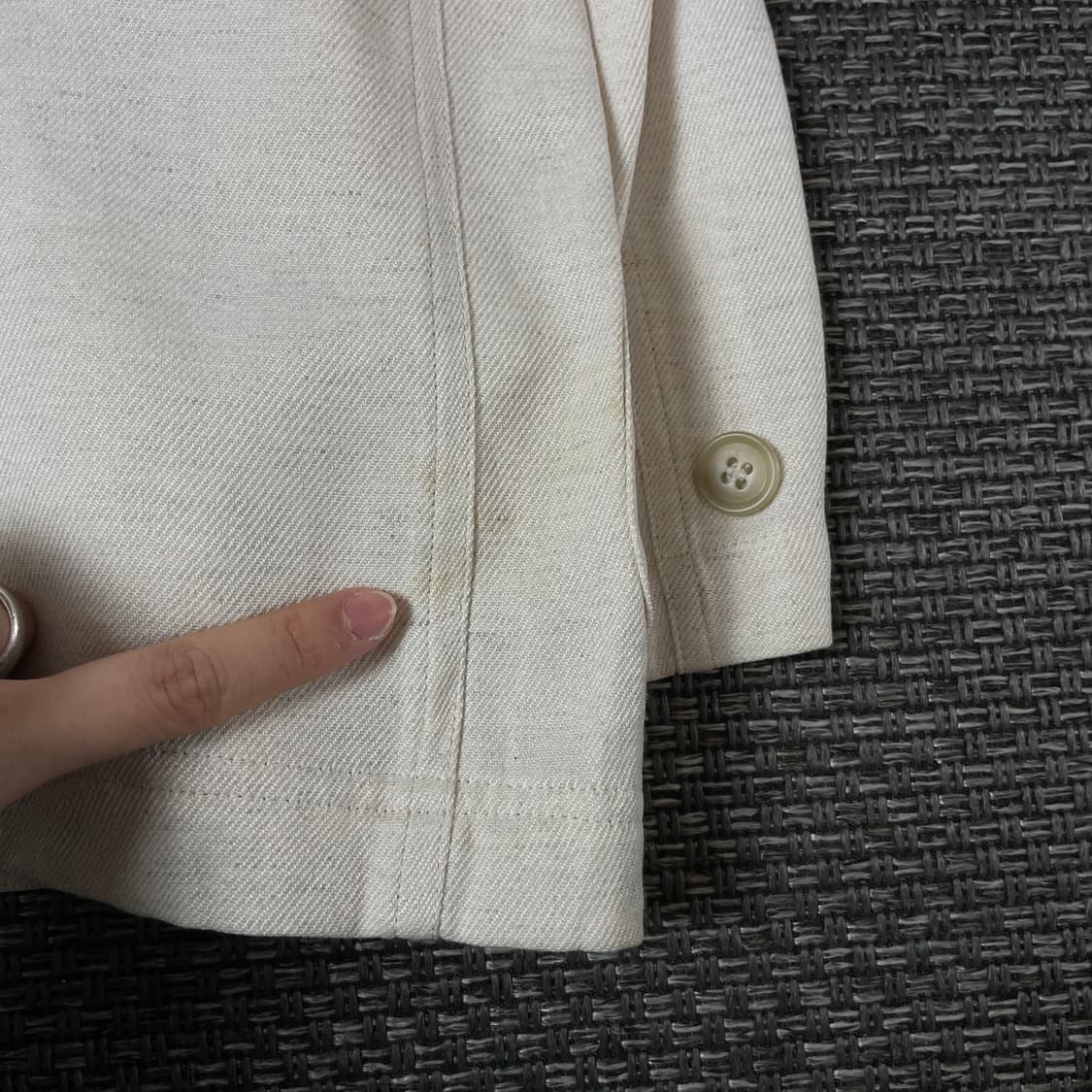 피터루거 오트밀 투포켓 코튼 자켓 M 상품이미지7