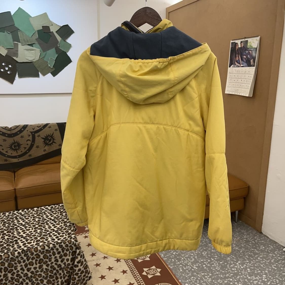 나이키 빈티지 레트로 레몬옐로우 바람막이 패딩 자켓 90 C09542 상품이미지4