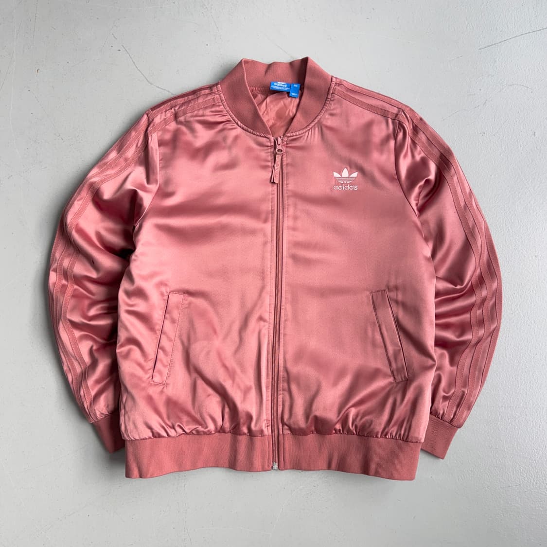 아디다스 파이어버드 빅로고 코랄 핑크 자켓 상품이미지2