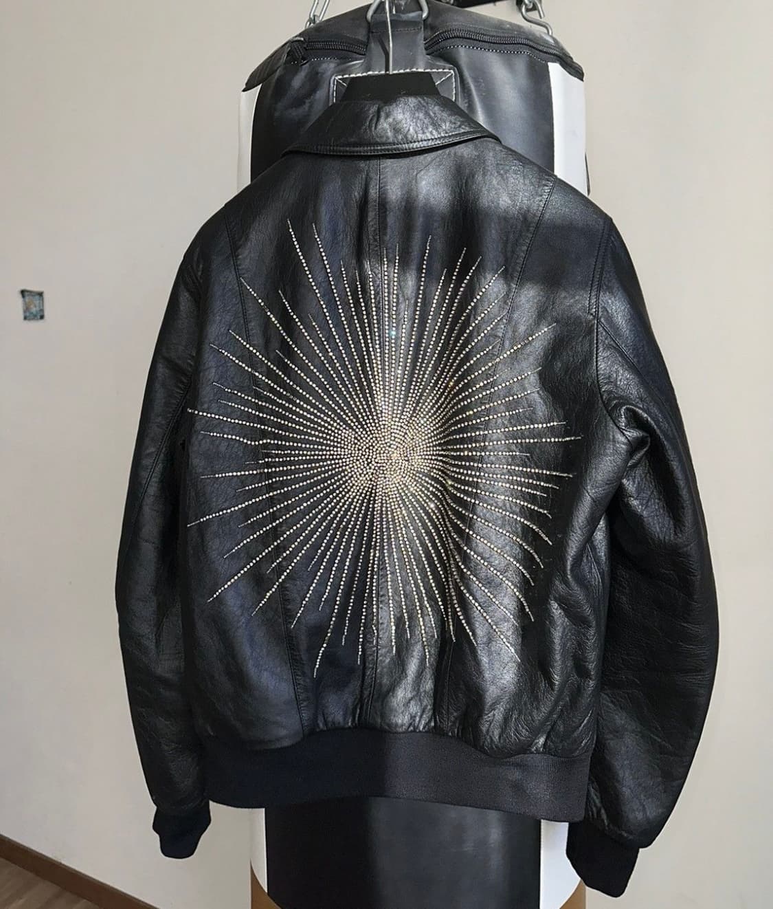 (구매) 생로랑 sunburst leather jacket  상품이미지1