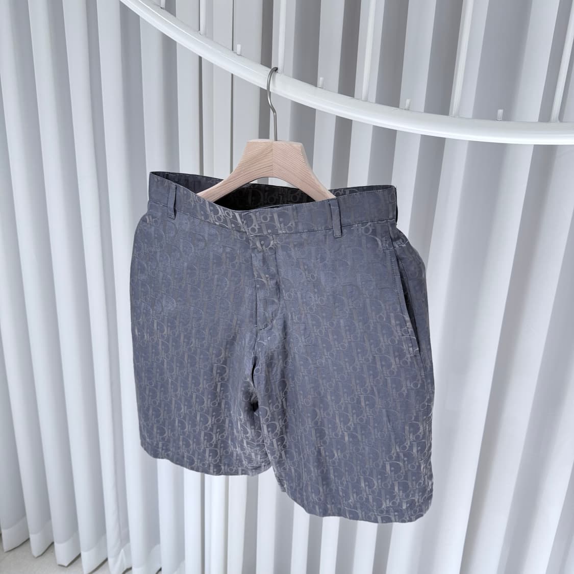 44 / 디올 오블리크 실크 반바지 상품이미지2