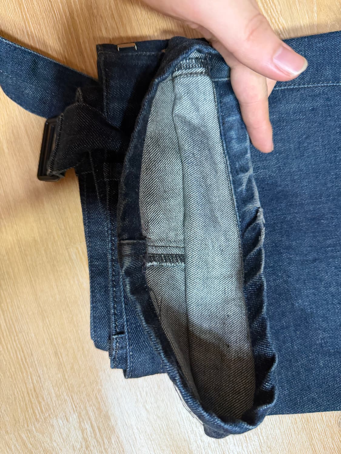 르메르 트위스티드 벨티드 데님 인디고 M 상품이미지5