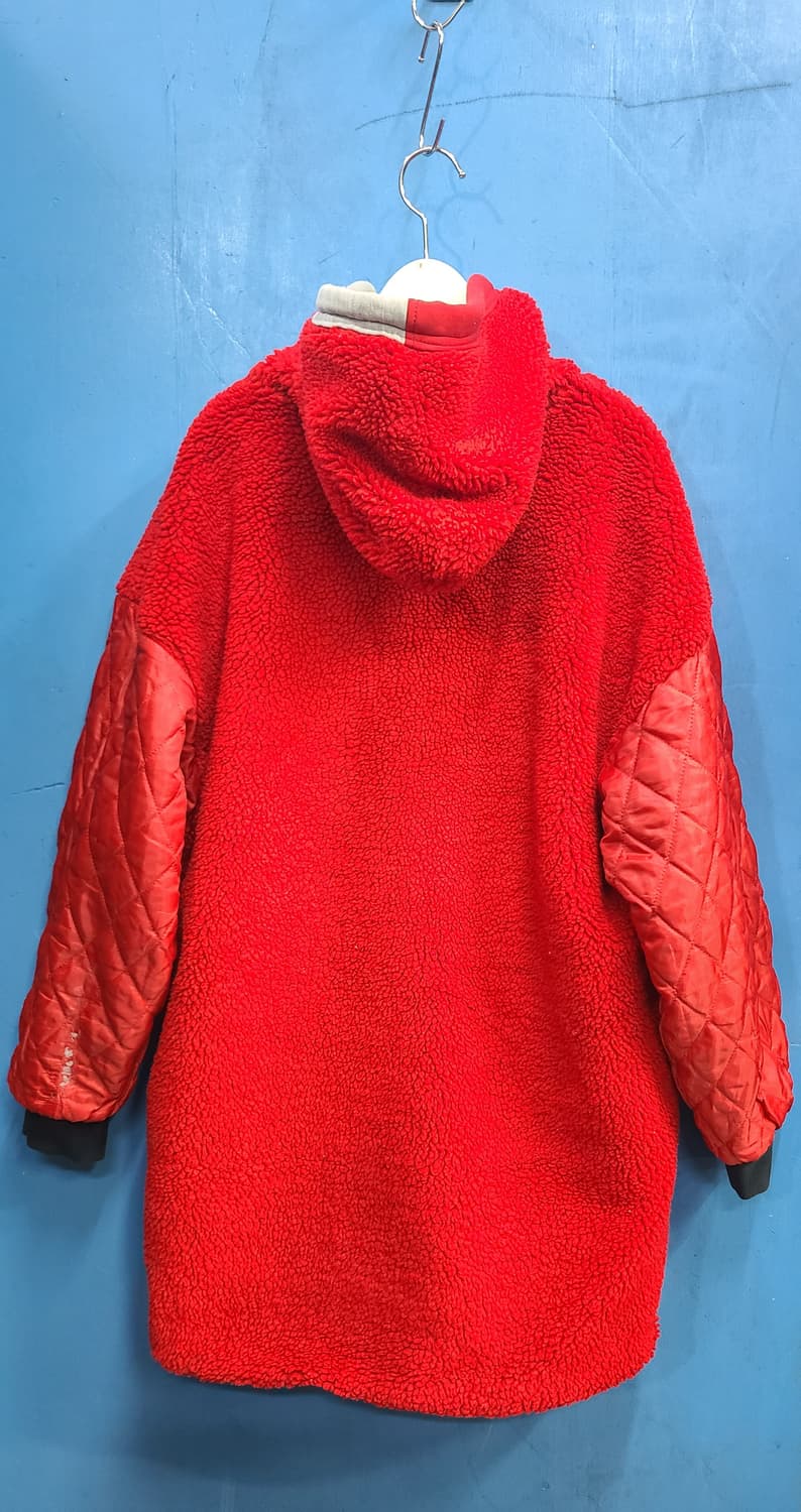 90s 일본판 정통휠라 양털후리스집업후드자켓 상품이미지8