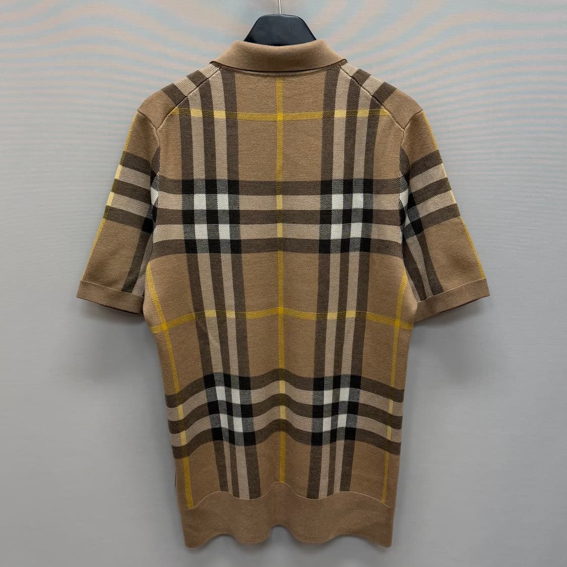 버버리 체크 패턴 폴로 니트  반팔티 ( 100 ) 상품이미지4