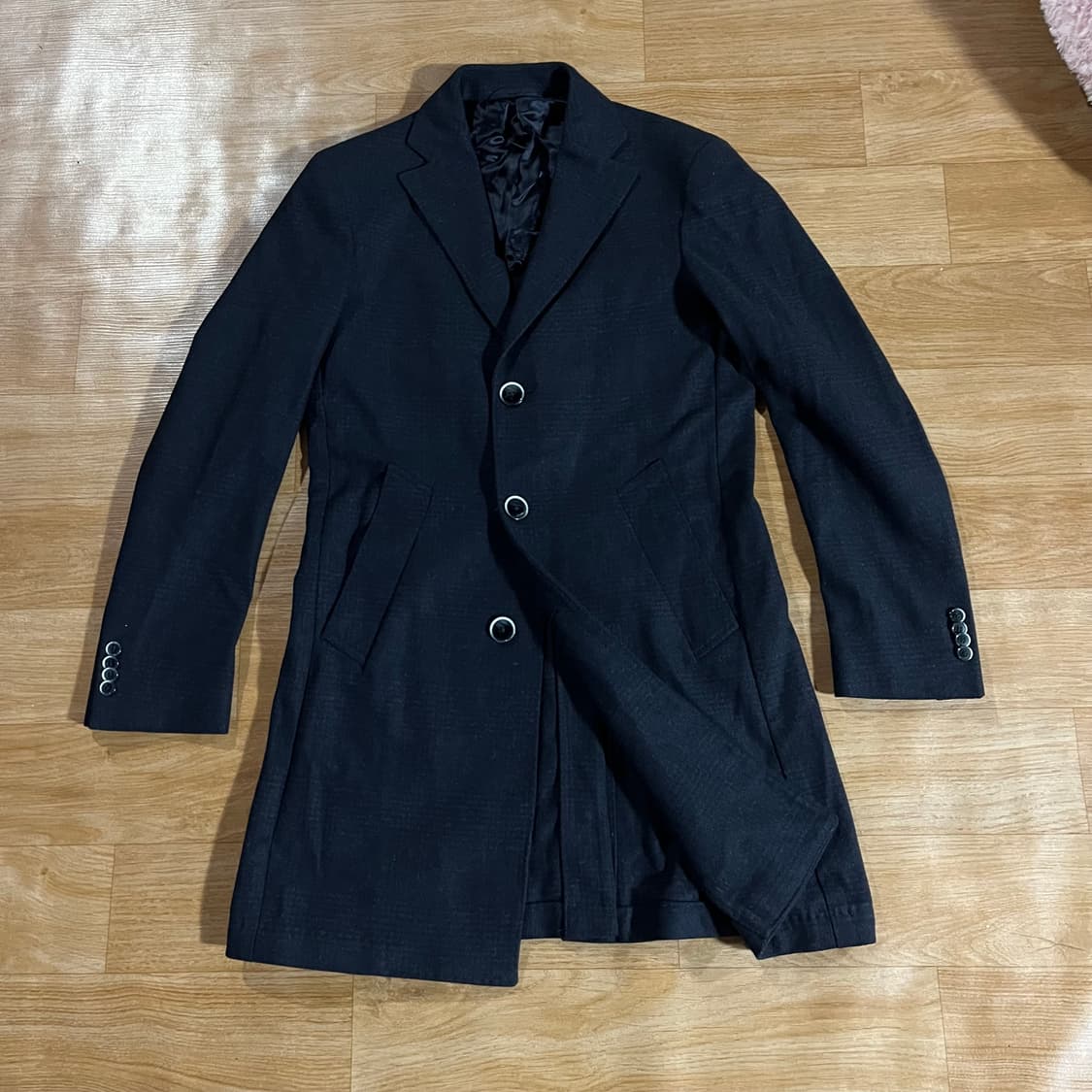 [95] 보기 밀라노 글렌체크 울코트 상품이미지1