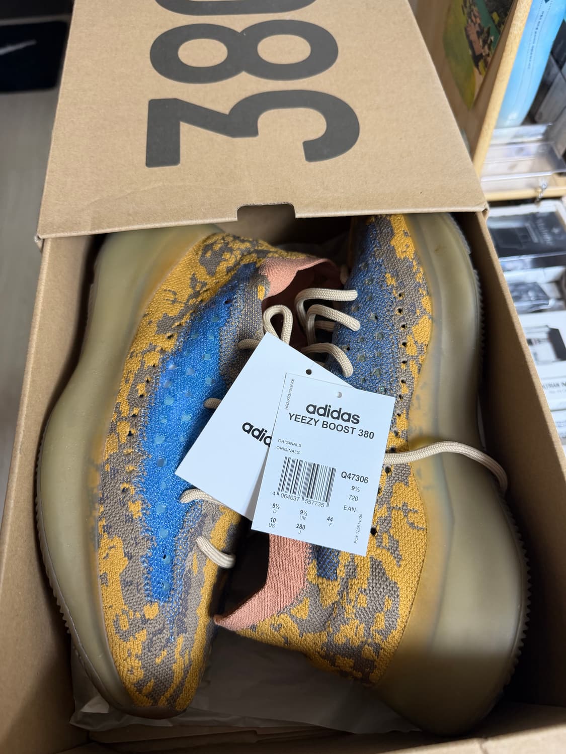 [280] 이지부스트 380 블루 오트 - 논리플렉티브 상품이미지5