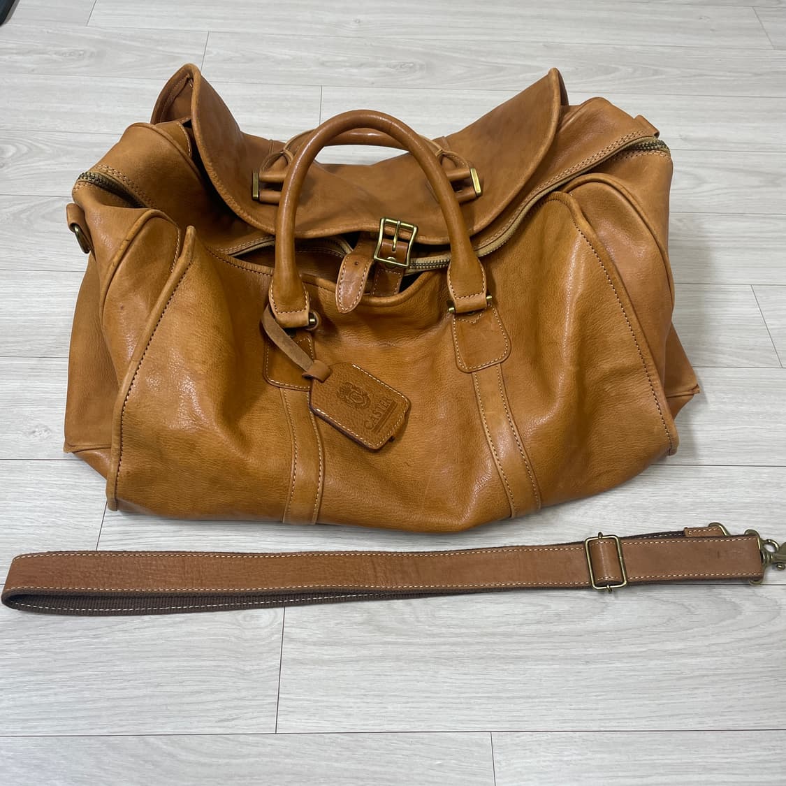 Porter(포터) x Caster 가죽 보스턴백 상품이미지1