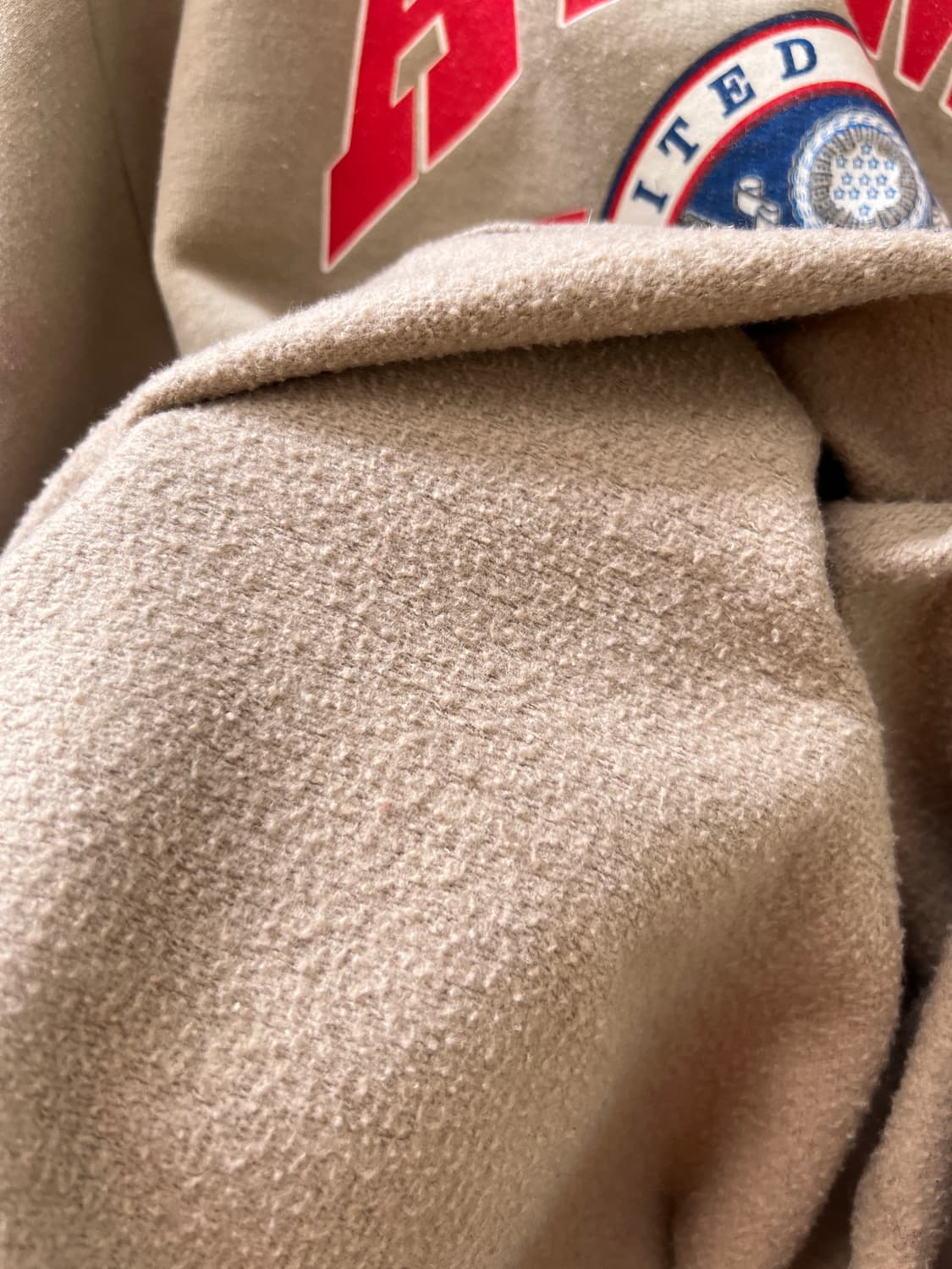 [M]오리지널 U.S ARMY 미군 베이지 스웻셔츠 상품이미지5
