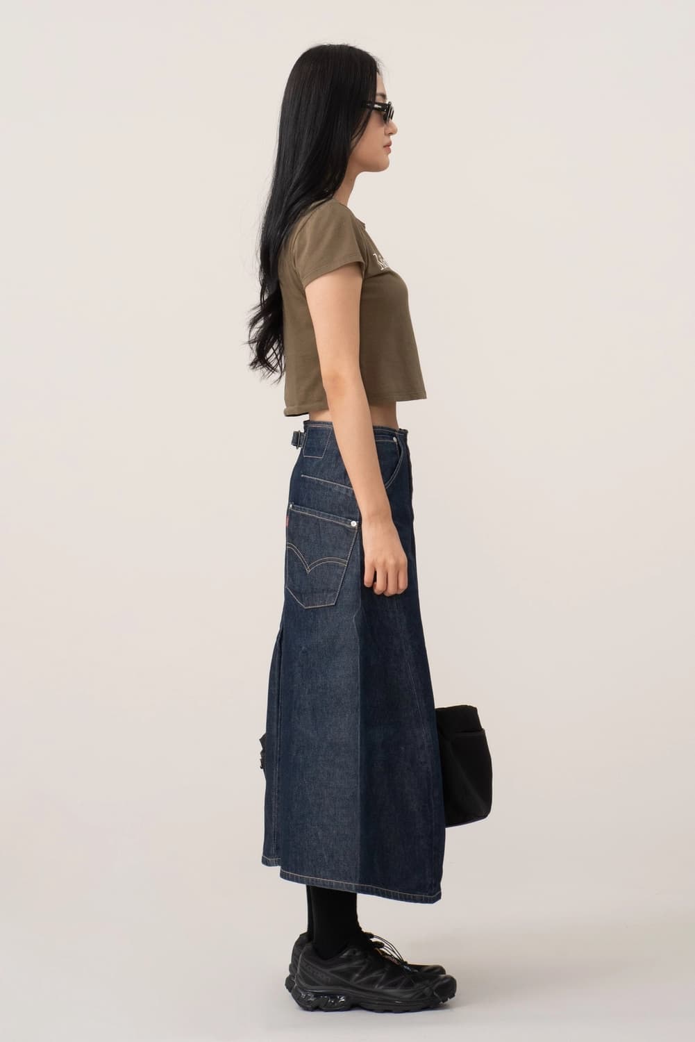 리바이스 00‘s 엔지니어드진 데님스커트 상품이미지7