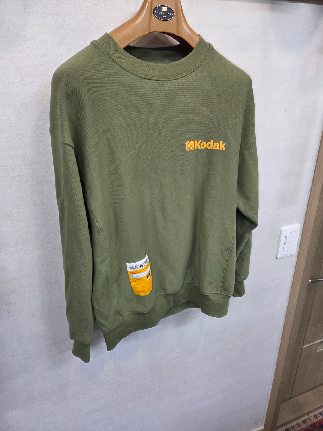 코닥 메일로 로고 카키 맨투맨 95 상품이미지6