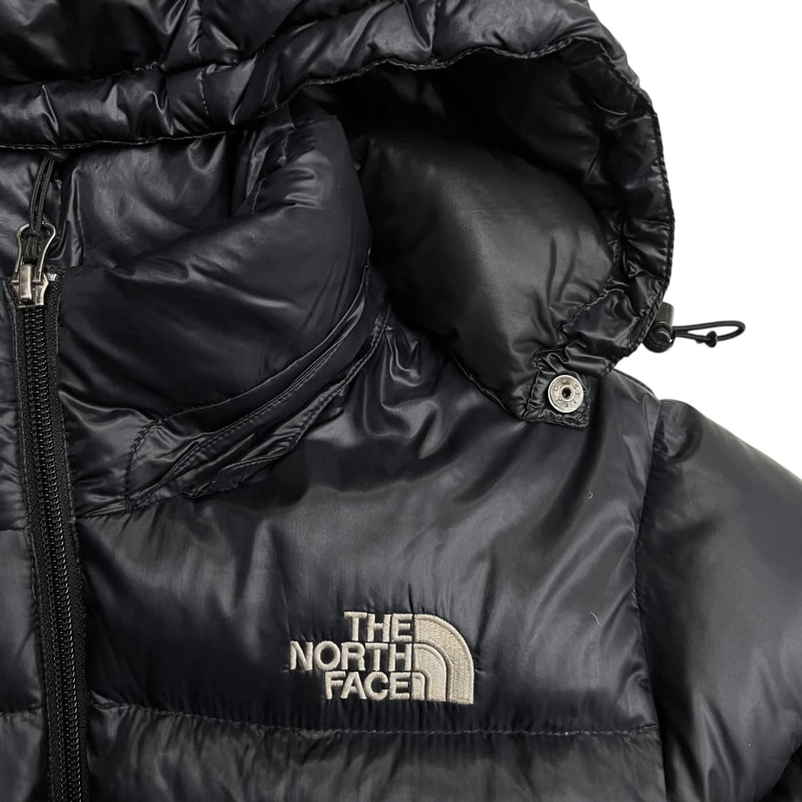 노스페이스 로고 블랙 후드패딩 85 ( 여성용 ) 상품이미지5
