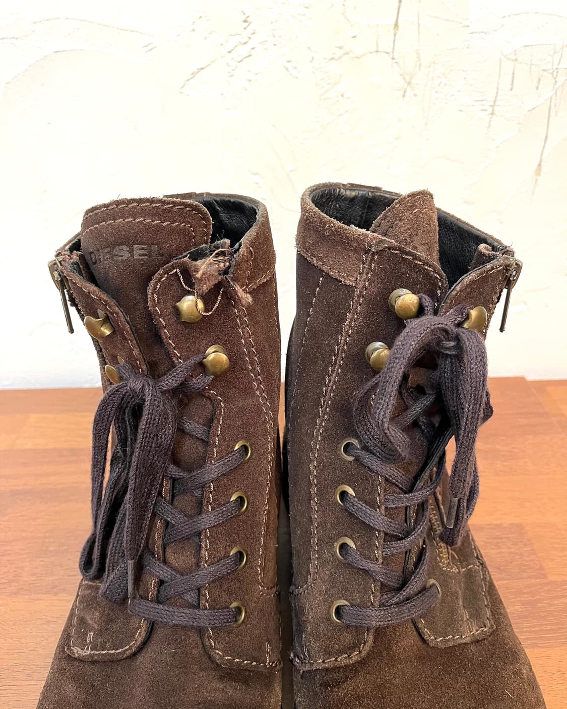 디젤 스웨이드 집업 워커 부츠 상품이미지5