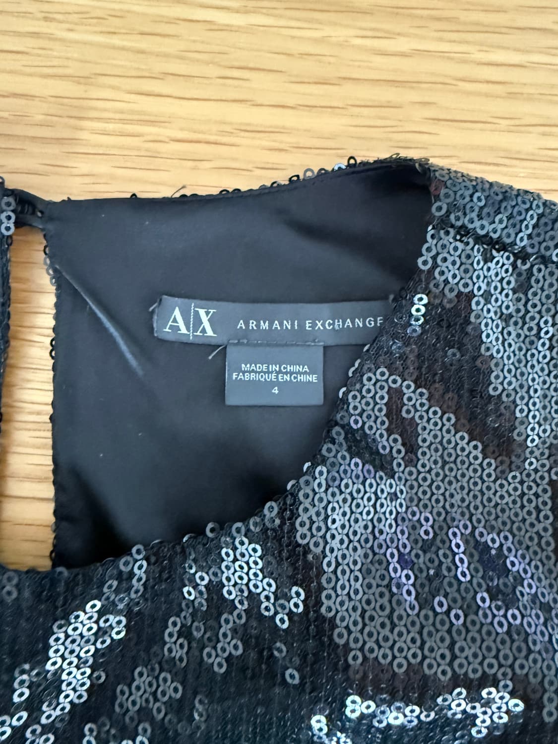아르마니 익스체인지(A|X) 스팽글 레이어드 원피스 상품이미지7