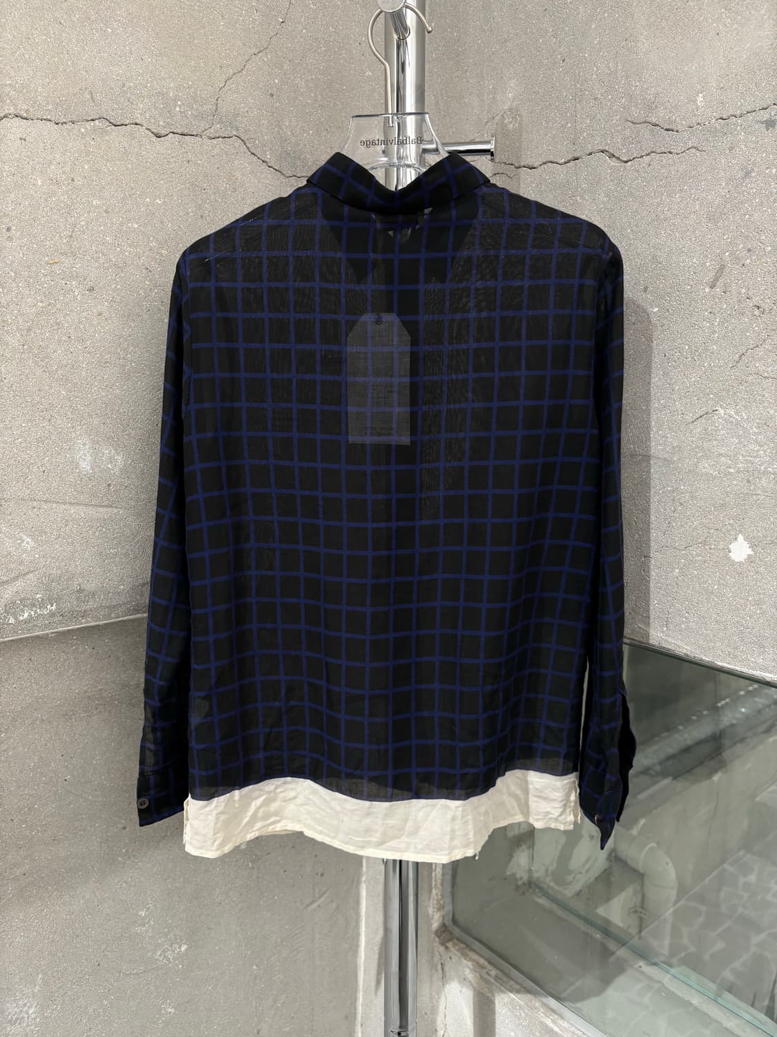 드리스 반 노튼 체크 셔츠  상품이미지3