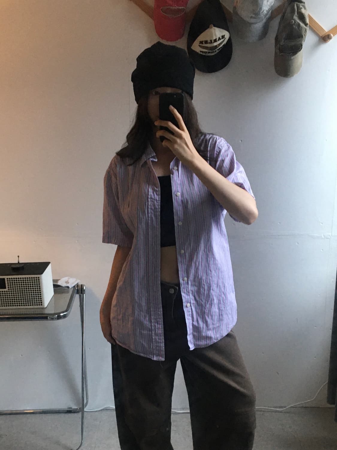 폴로 랄프로렌 스트라이프 하프셔츠 상품이미지1