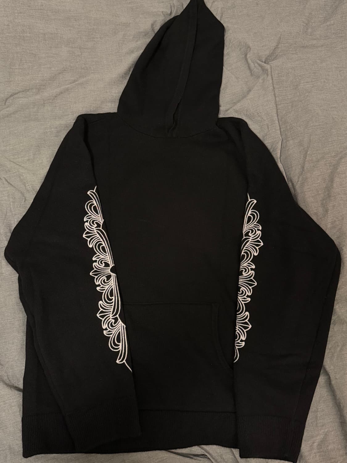 크롬하츠 플로랄 캐시미어 후드 상품이미지1