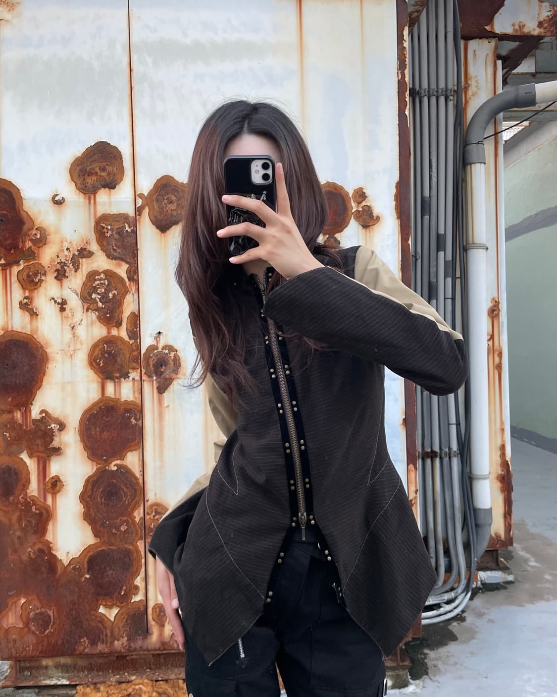 🎸다크 브라운 디테일 자켓🎸 상품이미지1