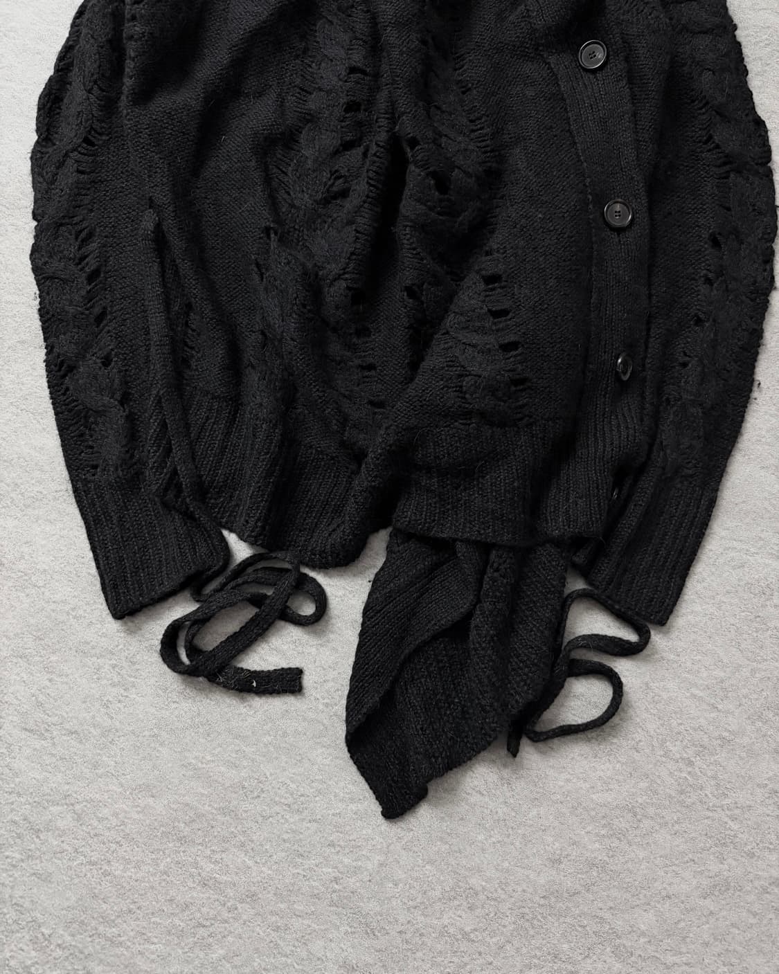 10FW 앤드뮐미스터 디스트로이드 비대칭 가디건 상품이미지7