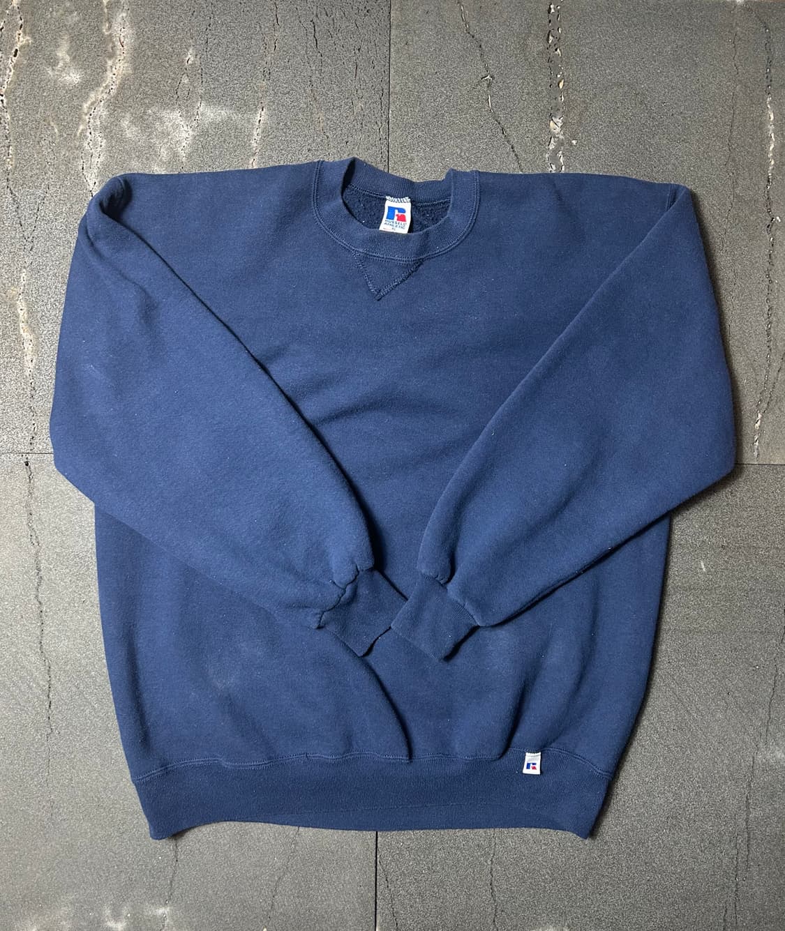 90s russell crewneck 90년대 추정 러셀 크루넥 판매 상품이미지2