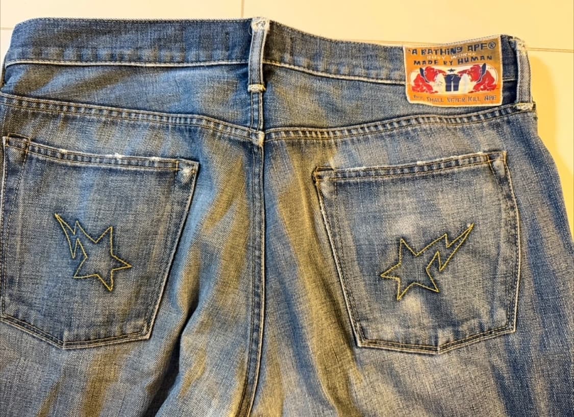 베이프 스타 OG 니고 데님 팬츠 상품이미지1