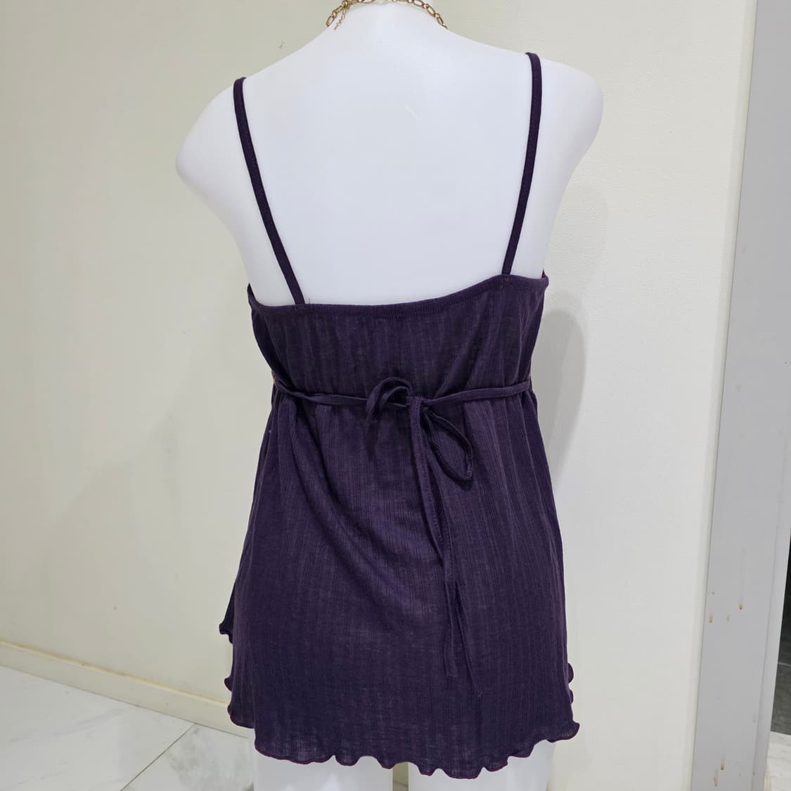 인도풍빈티지)퍼플 휴양지 모리걸y2k여름스팽글 오리엔탈 에스닉 슬리브리스 상품이미지5