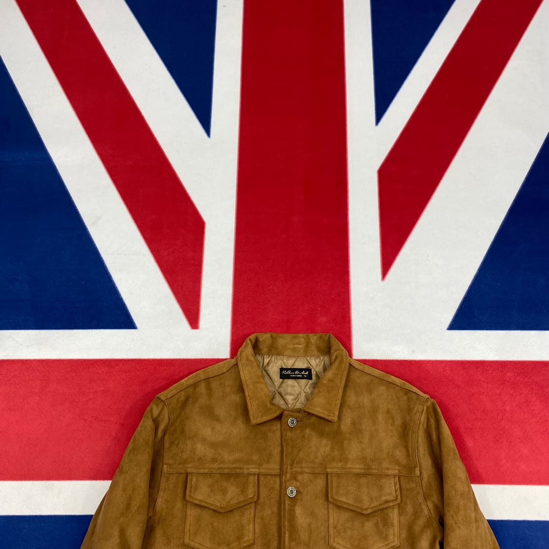 스웨이드 누빔 트러커자켓 L 상품이미지2