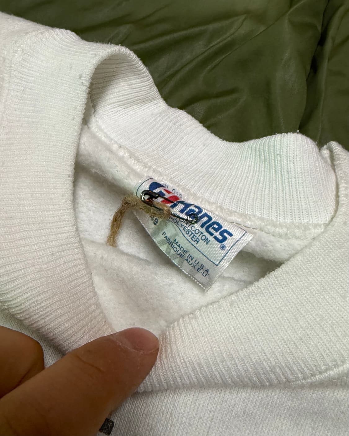 90's 헤인즈 크리스마스 그래픽 스웻셔츠 XL 상품이미지5