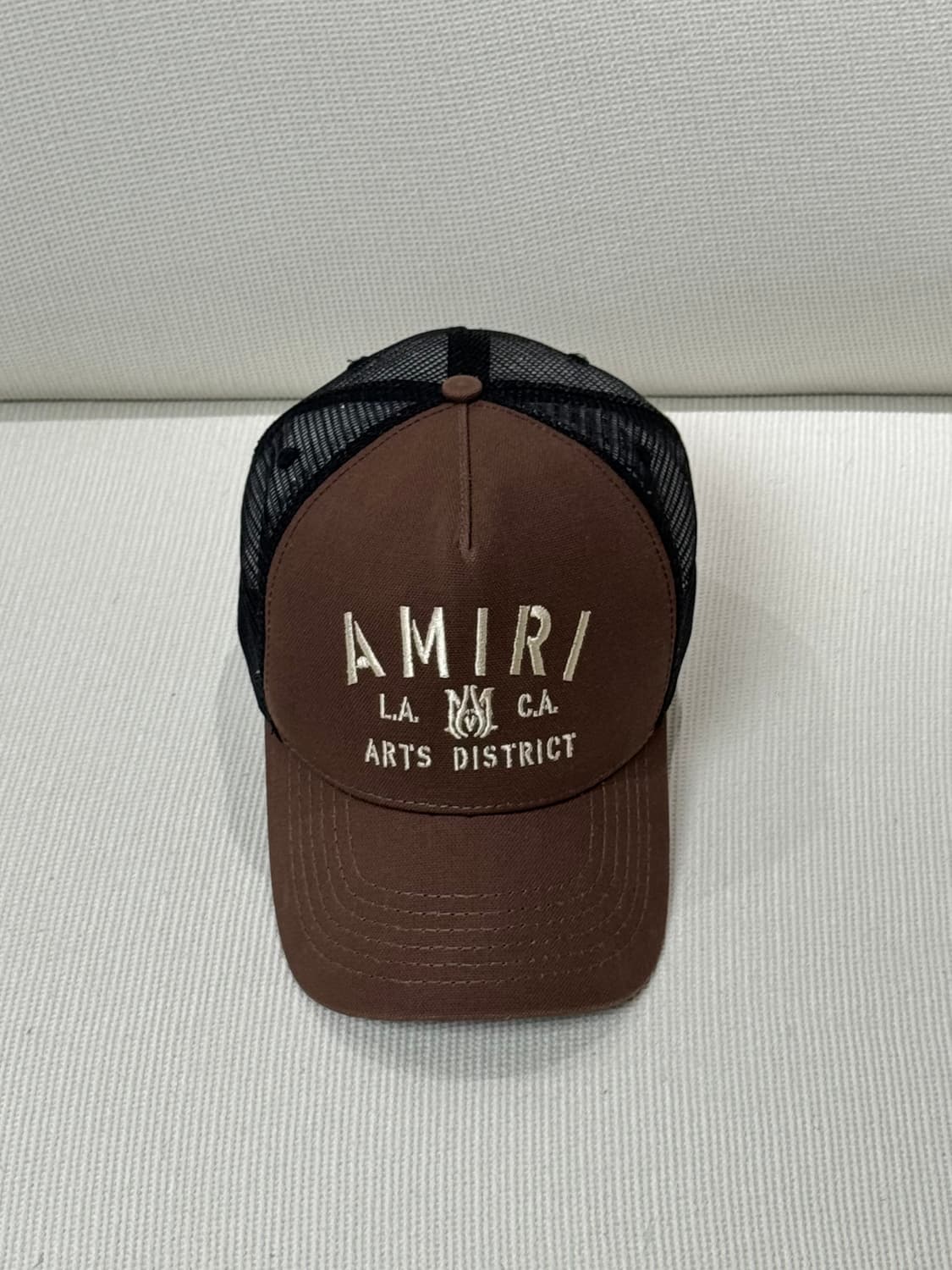 [OS] AMIRI 아미리 스텐실 트러커 캡 브라운 상품이미지1
