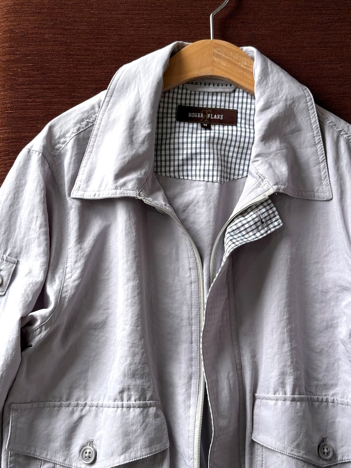 High count poly volume blouson 상품이미지3