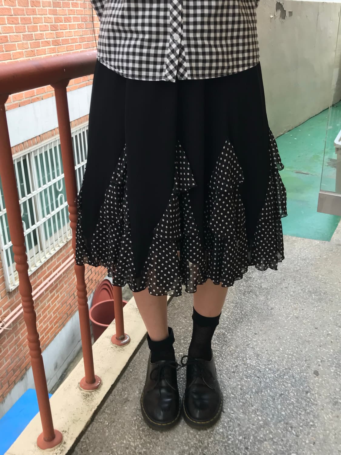 Vintage dot skirt 상품이미지1