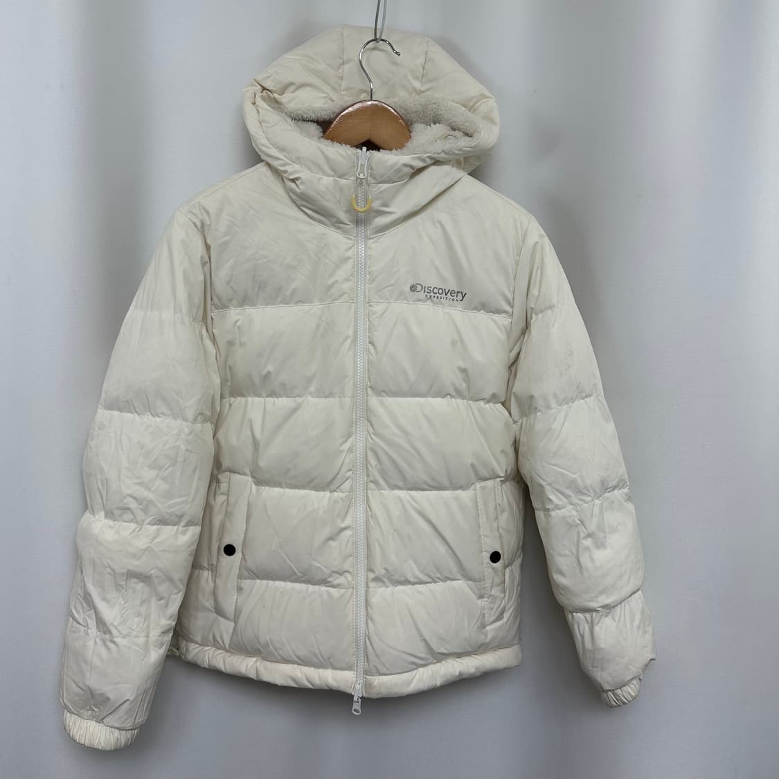 디스커버리 여자 양면 후드 패딩점퍼 95  EOQ 상품이미지6