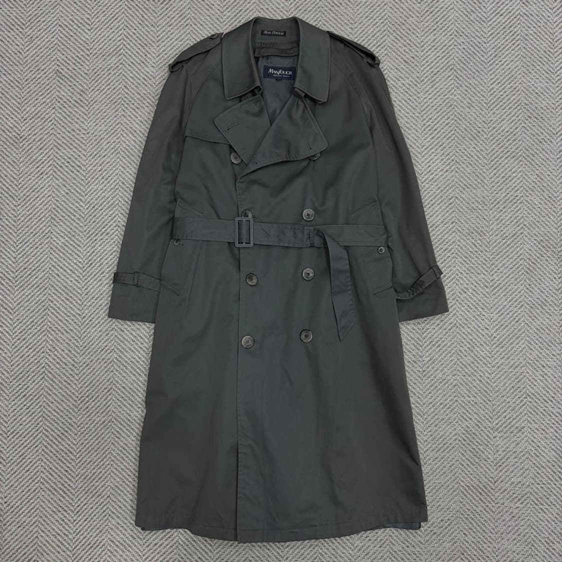 더블버튼 트렌치 벨티드코트 v1263 상품이미지1