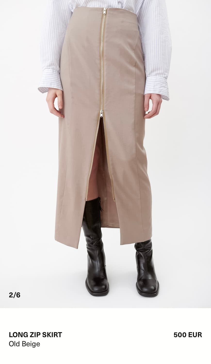 OURLEGACY longzip skirt 상품이미지2