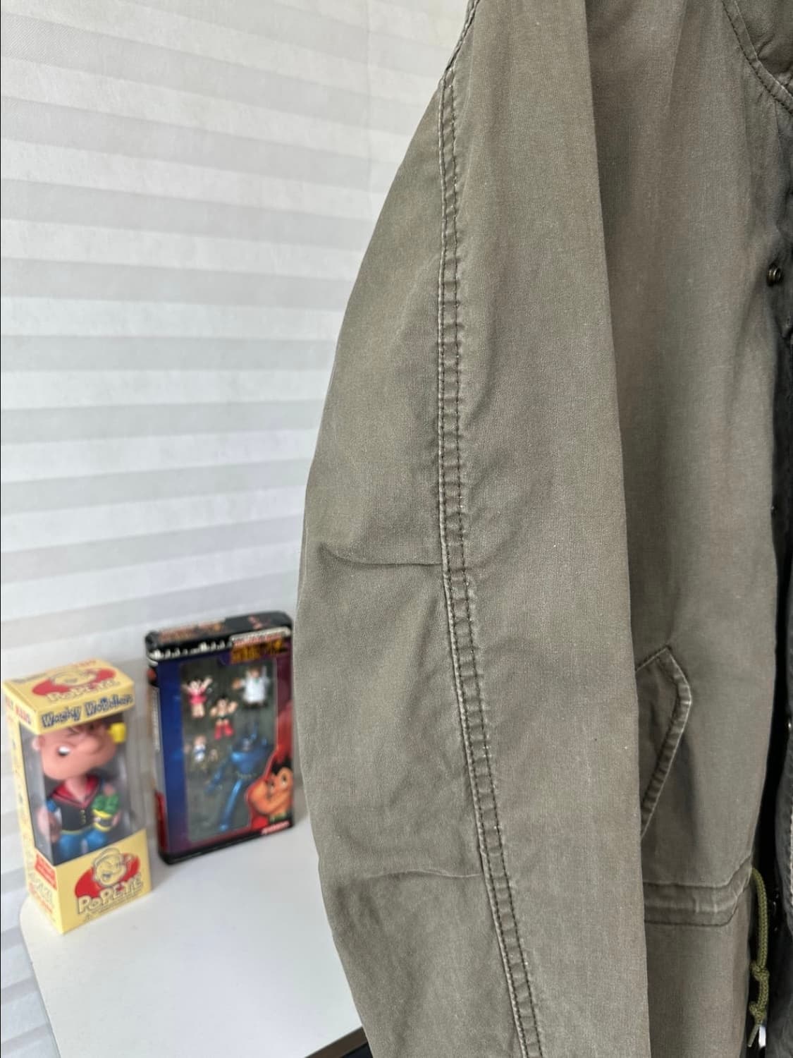 BEAMS Olive Fishtail Military Parka 상품이미지3