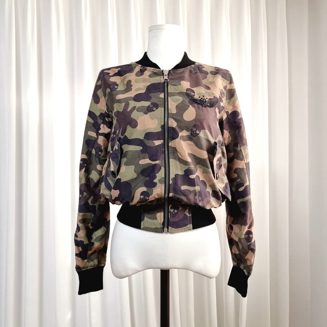 에고이스트 블루종 봄버 점퍼 자켓 (55) 상태양호/드라이완료 상품이미지2