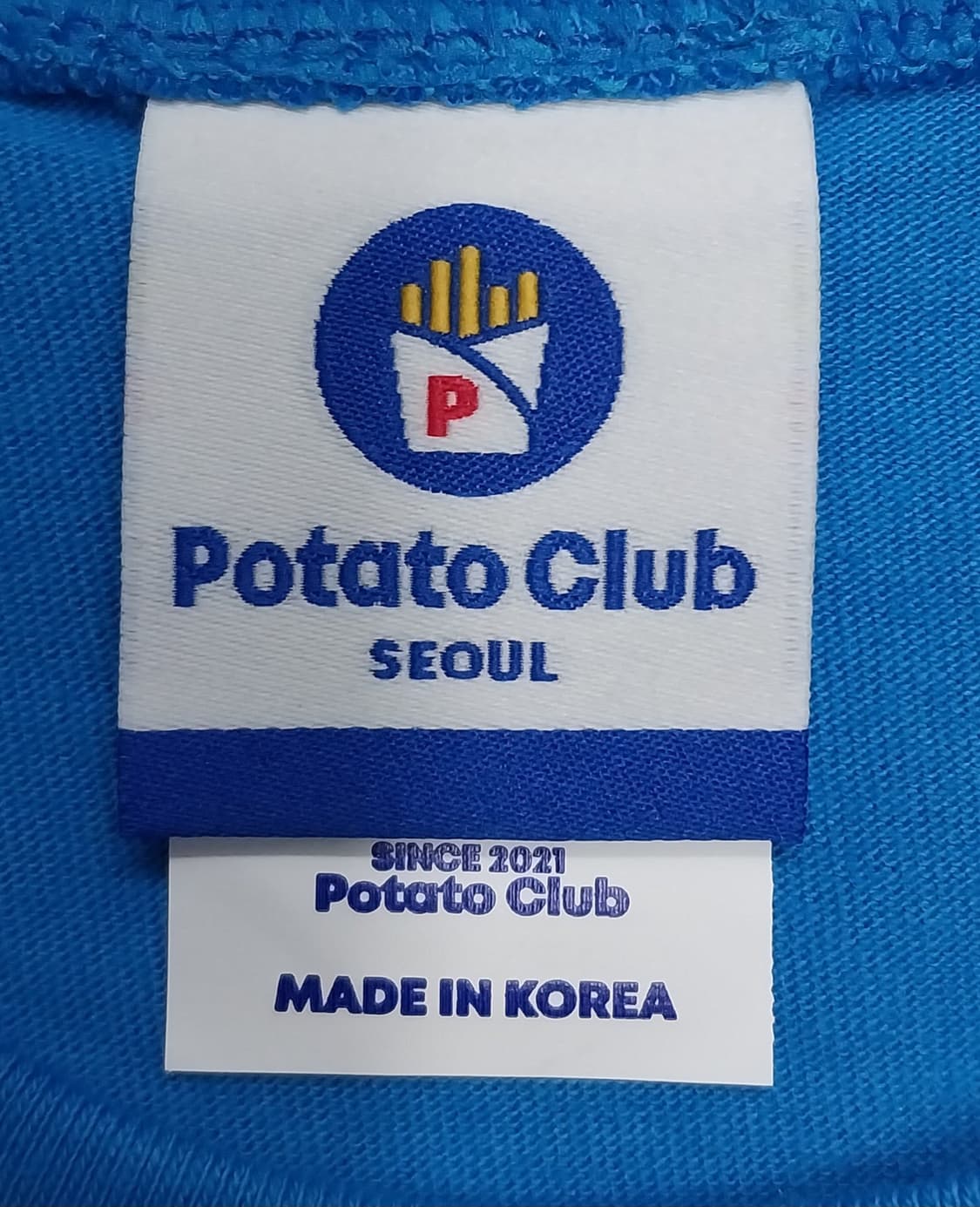 potato club WCY 아카데미 반팔티 F (103-108) 상품이미지3