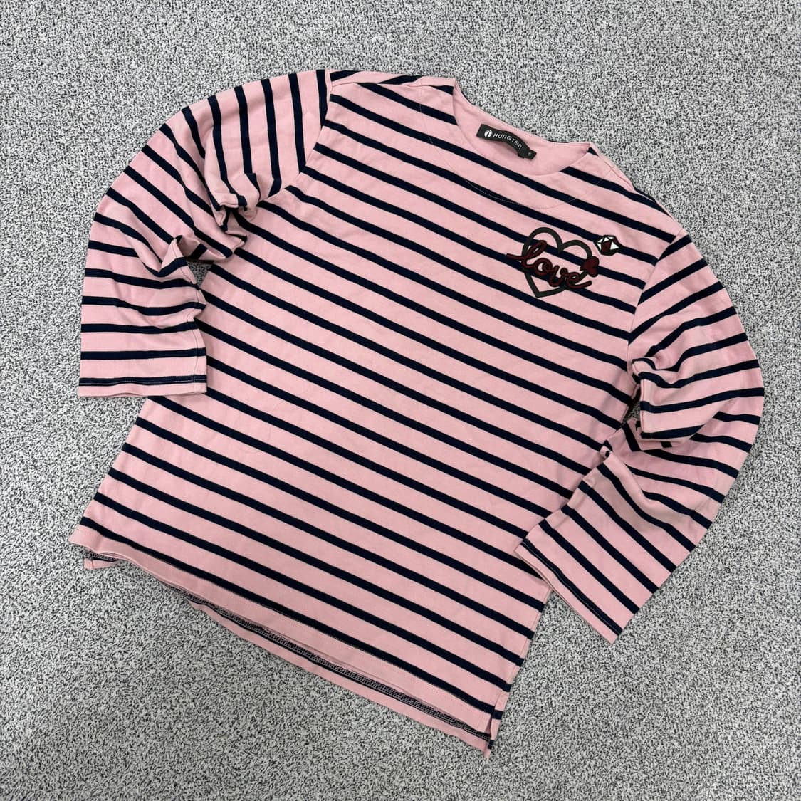 S 행텐 여성 스트라이프 긴팔티 0319J 상품이미지1