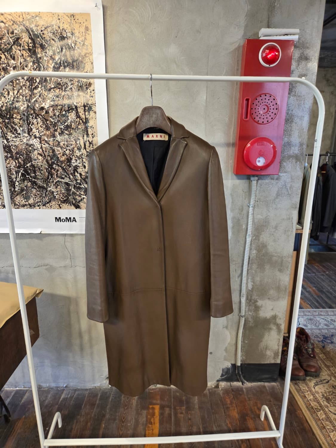 마르니 디어스킨 코트 상품이미지7