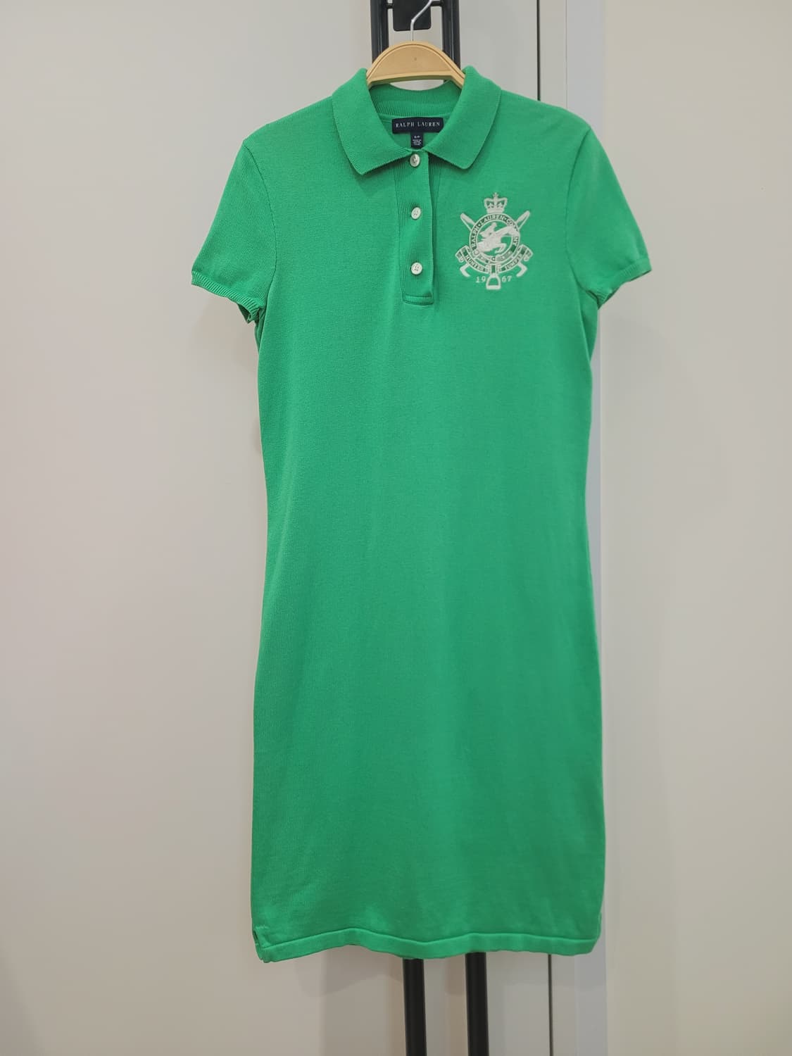 랄프로렌 코튼 니트 카라 원피스 S사이즈 상품이미지1