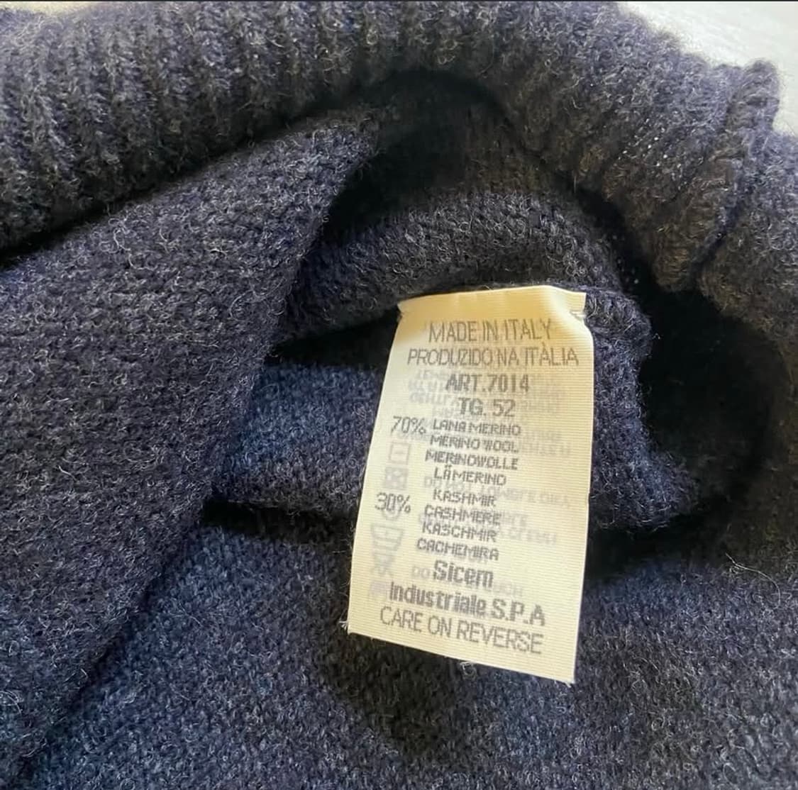 [52] 90s 조르지오 아르마니 캐시미어 니트 상품이미지6