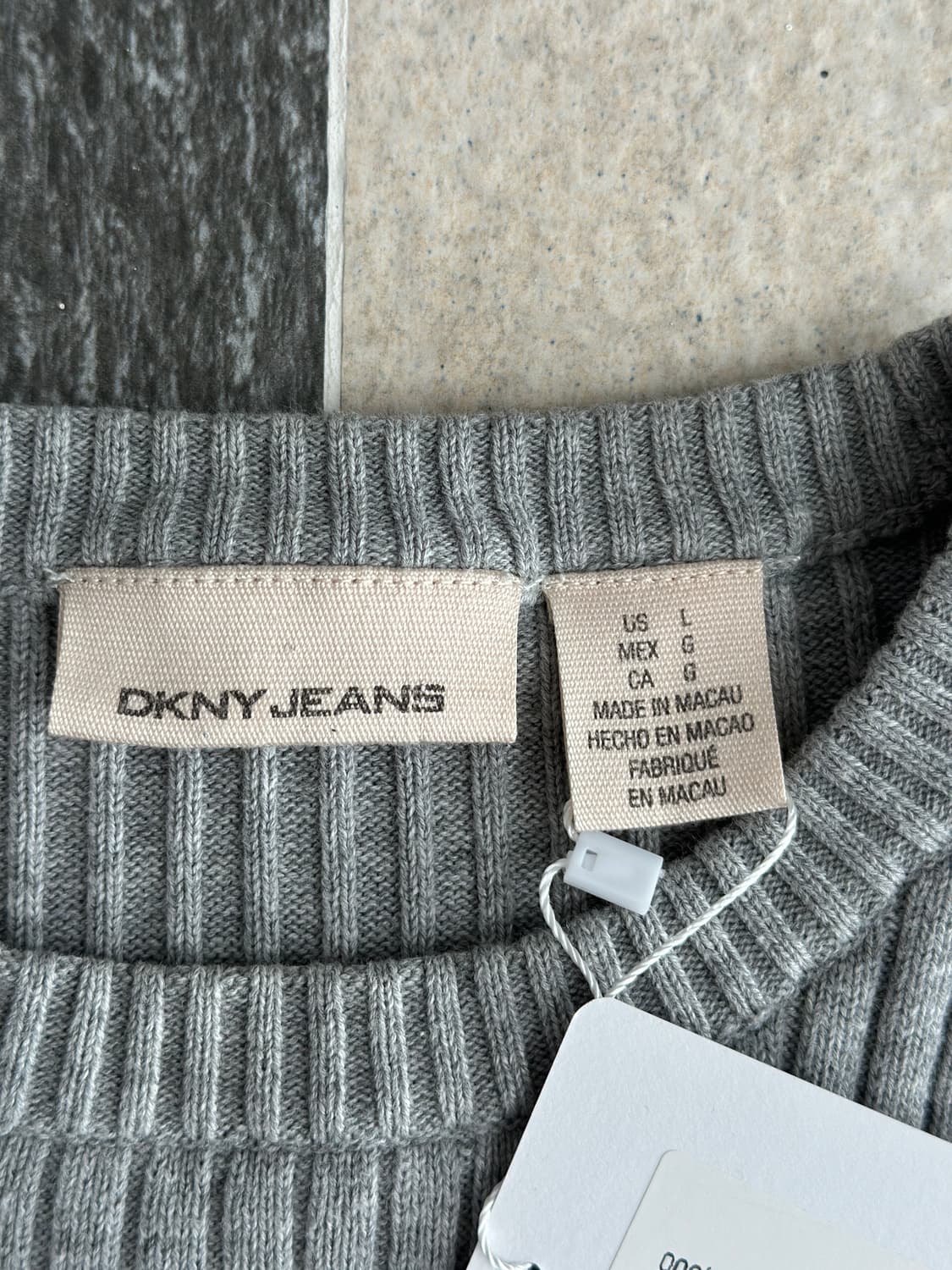 DKNY JEANS 골지 니트  상품이미지5