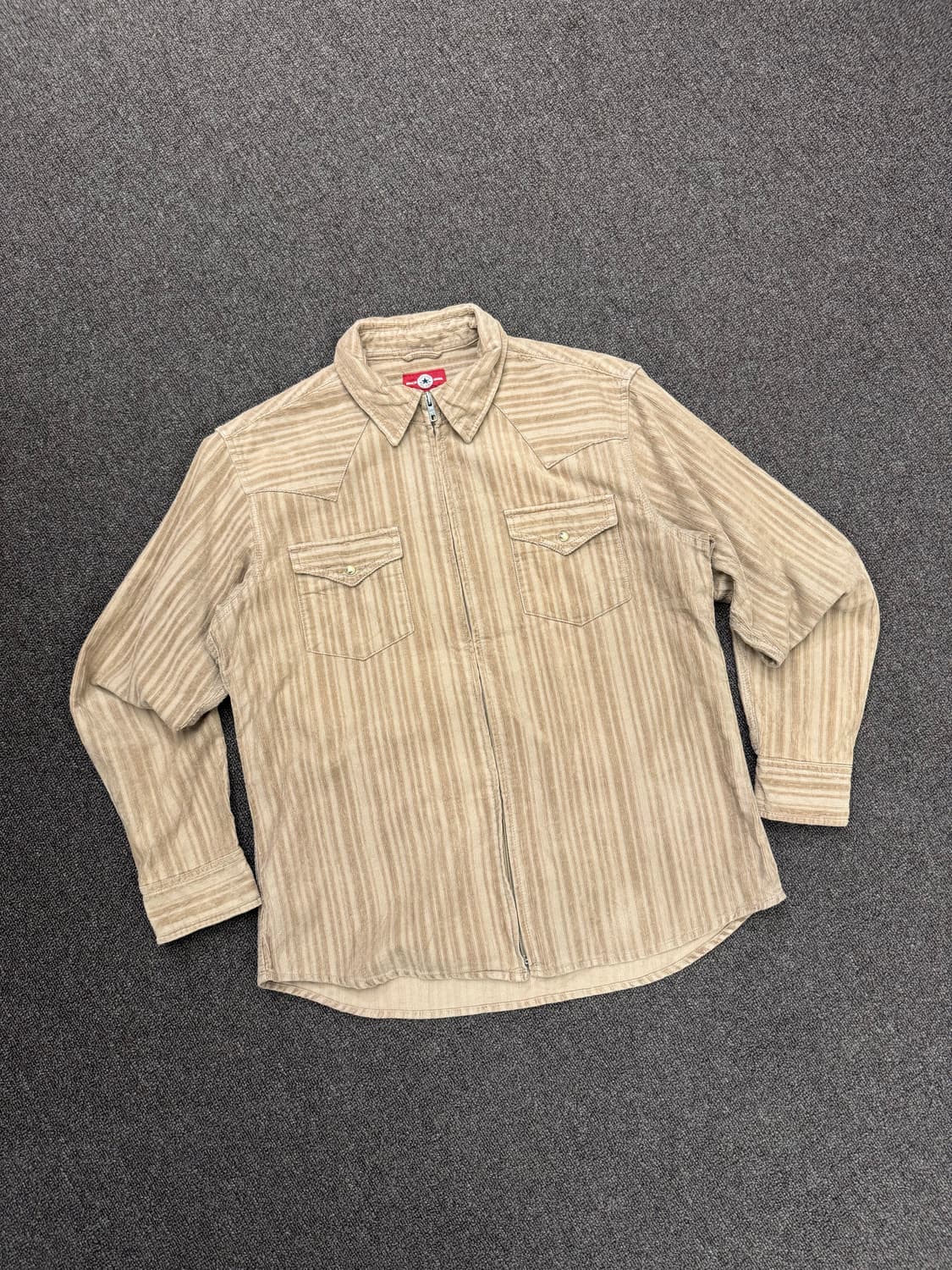 L)컨버스 빈티지 코듀로이 베이지 웨스턴셔츠 자켓 상품이미지2
