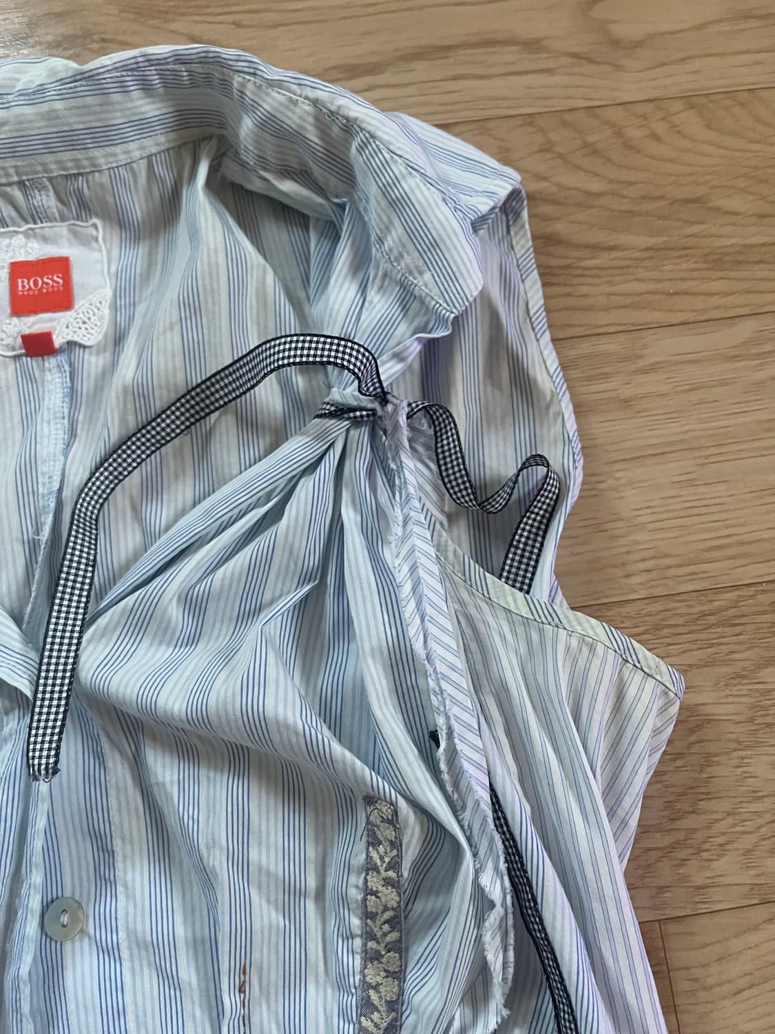 S 빈티지 휴고보스 블라우스  상품이미지6