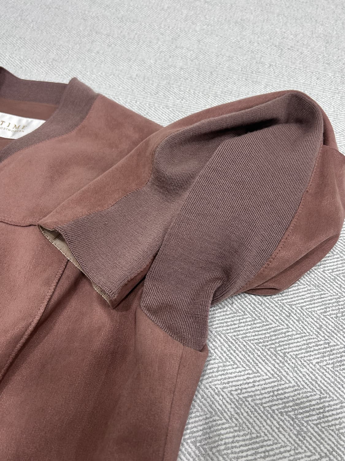 한섬 타임 바이커 집업 자켓 봄버 82사이즈 상품이미지5