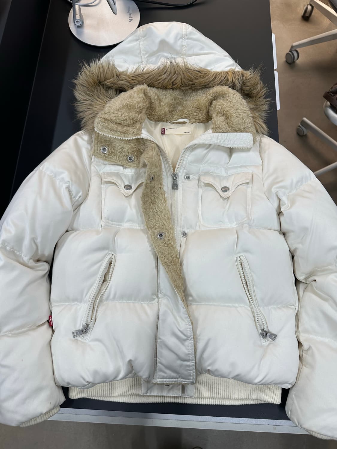 리바이스 Y2k 후드퍼 푸퍼 자켓 상품이미지10